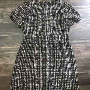 EUC Silky J. Crew Plaid Shift Dress